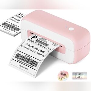 Phomemo Thermal Shipping Label Printer, 4x6 Desktop